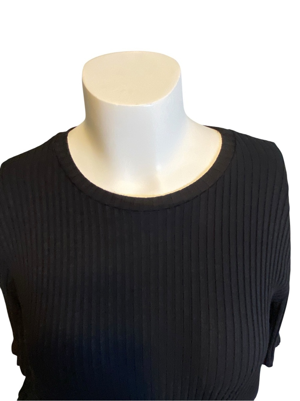 EILEEN FISHER Ribbed Black Ballet Neck Top
Knee Length Women’s Size L - Picture 6 of 13